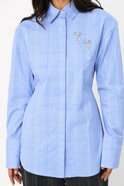 Graciecras Shirt Blue Check