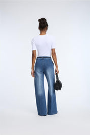 Eileen Denim Pants Blue