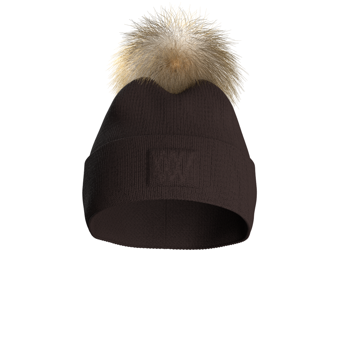 Geilo PomPom Hat Brown