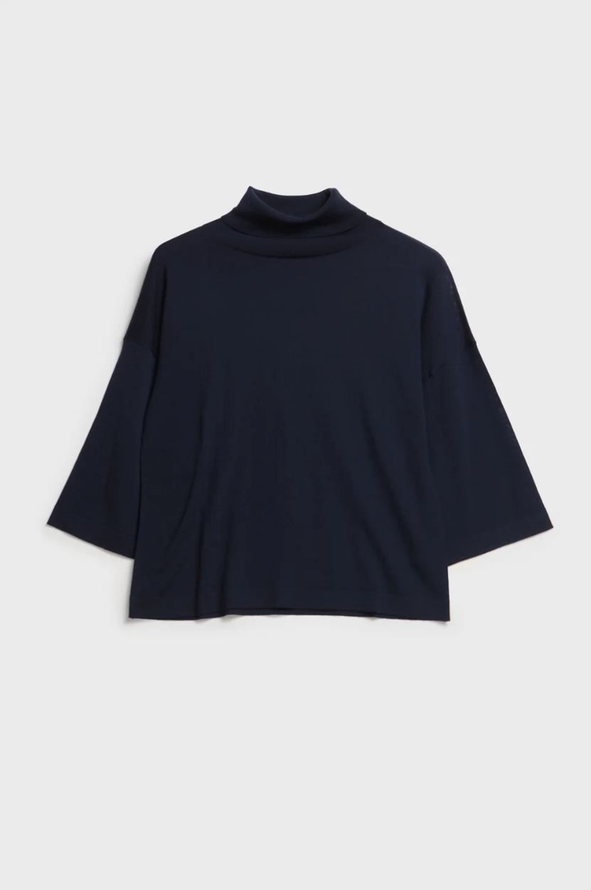 Tia Merino Knit Navy
