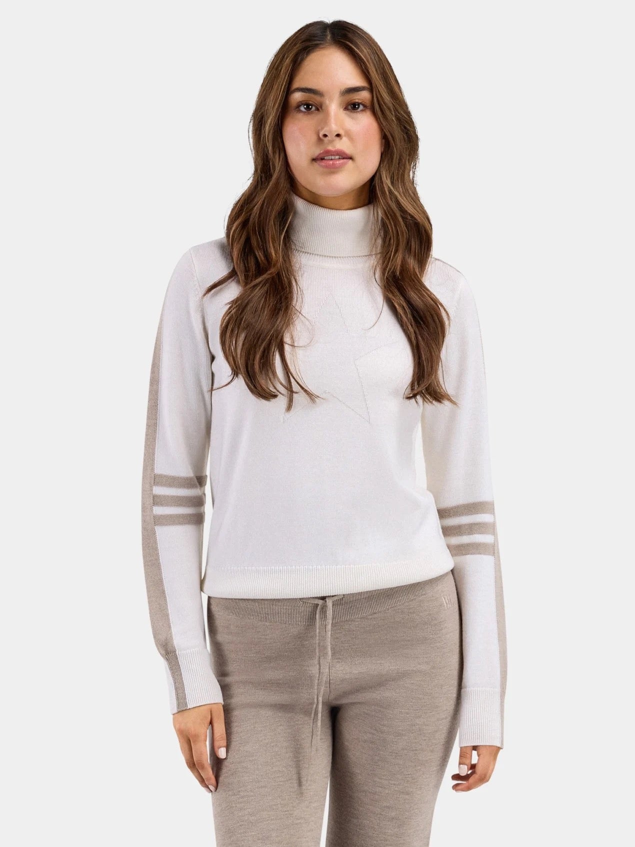 Sentraltind Knitted Sweater Latte