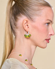 Mini Lemon Fields Forever Earrings Silver