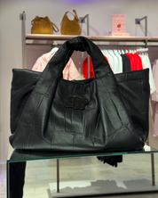 Lix Croco Bag Black