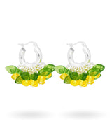 Mini Lemon Fields Forever Earrings Silver