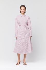 Wrap Shirt Dress