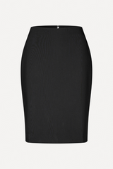 Cut Out Rhinestone Skirt Black