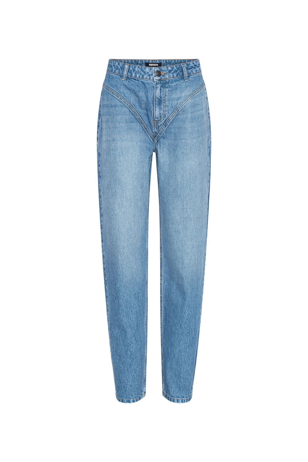 HIGH WAIST CUTLINE JEANS
