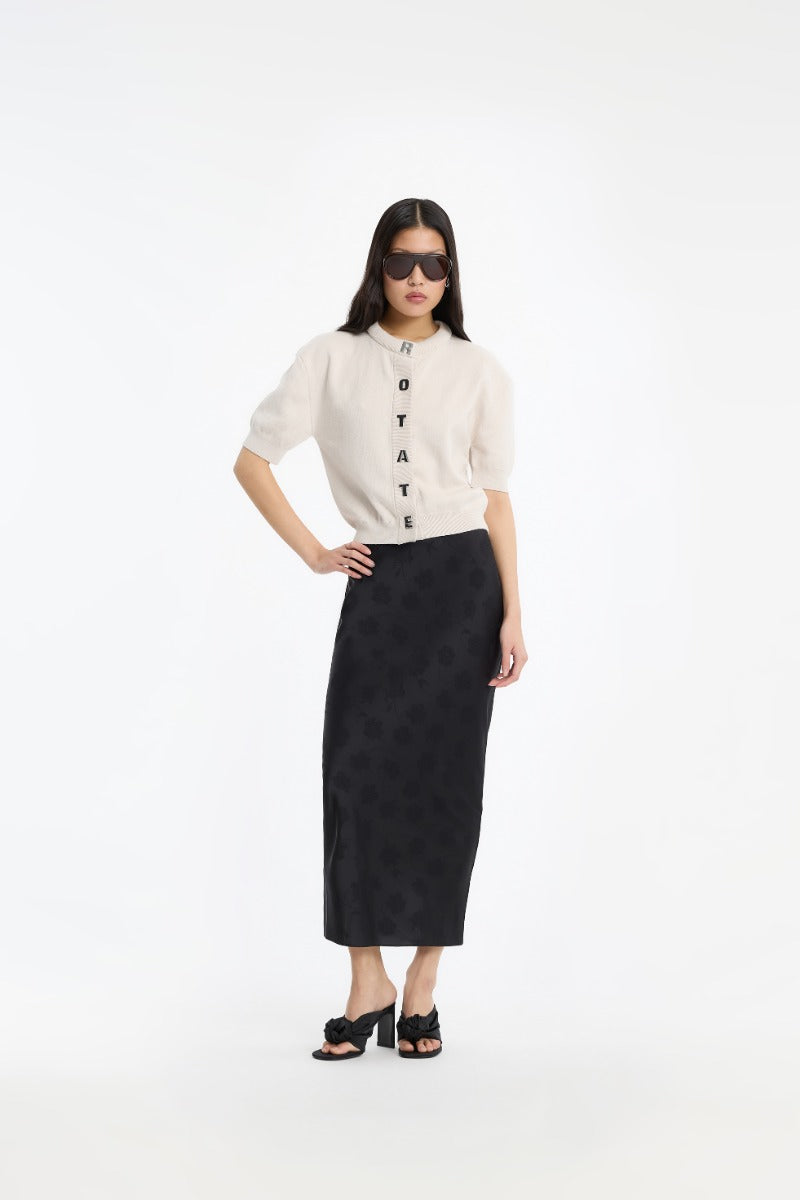 FIRM KNIT SS CARDIGAN