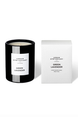Black Glass Candle 300g - 60t - Green Lavender