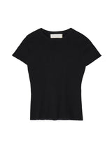 rib knit cap cleece tee