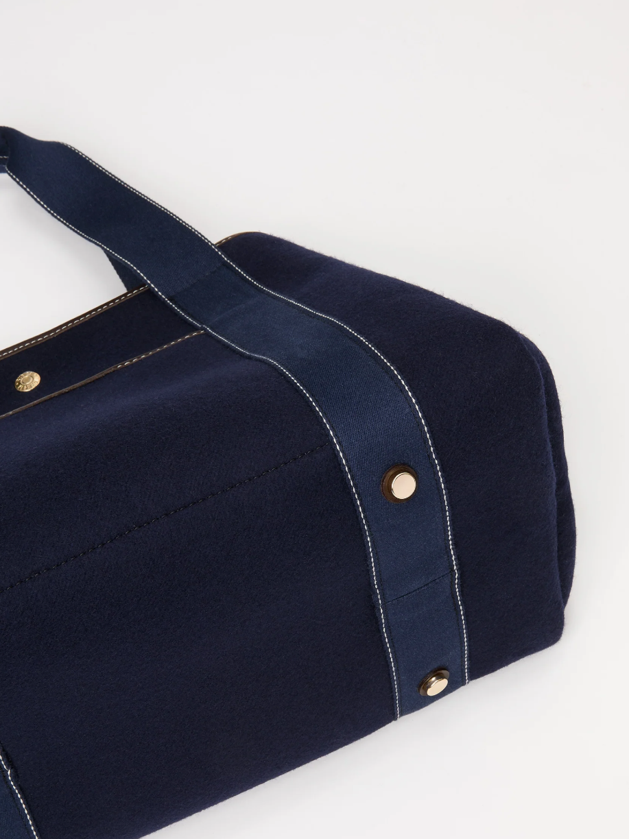 Traversée S Pocket Navy Flannel