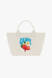 Medium Trapeze Shopper Strawberry Print