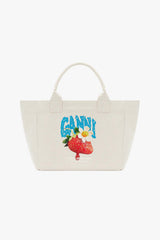 Medium Trapeze Shopper Strawberry Print