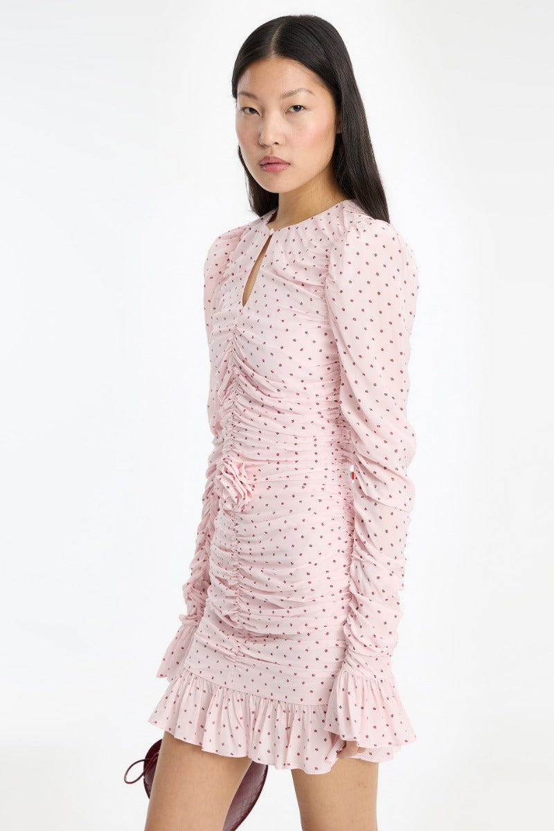 MINI RUCHED DRESS