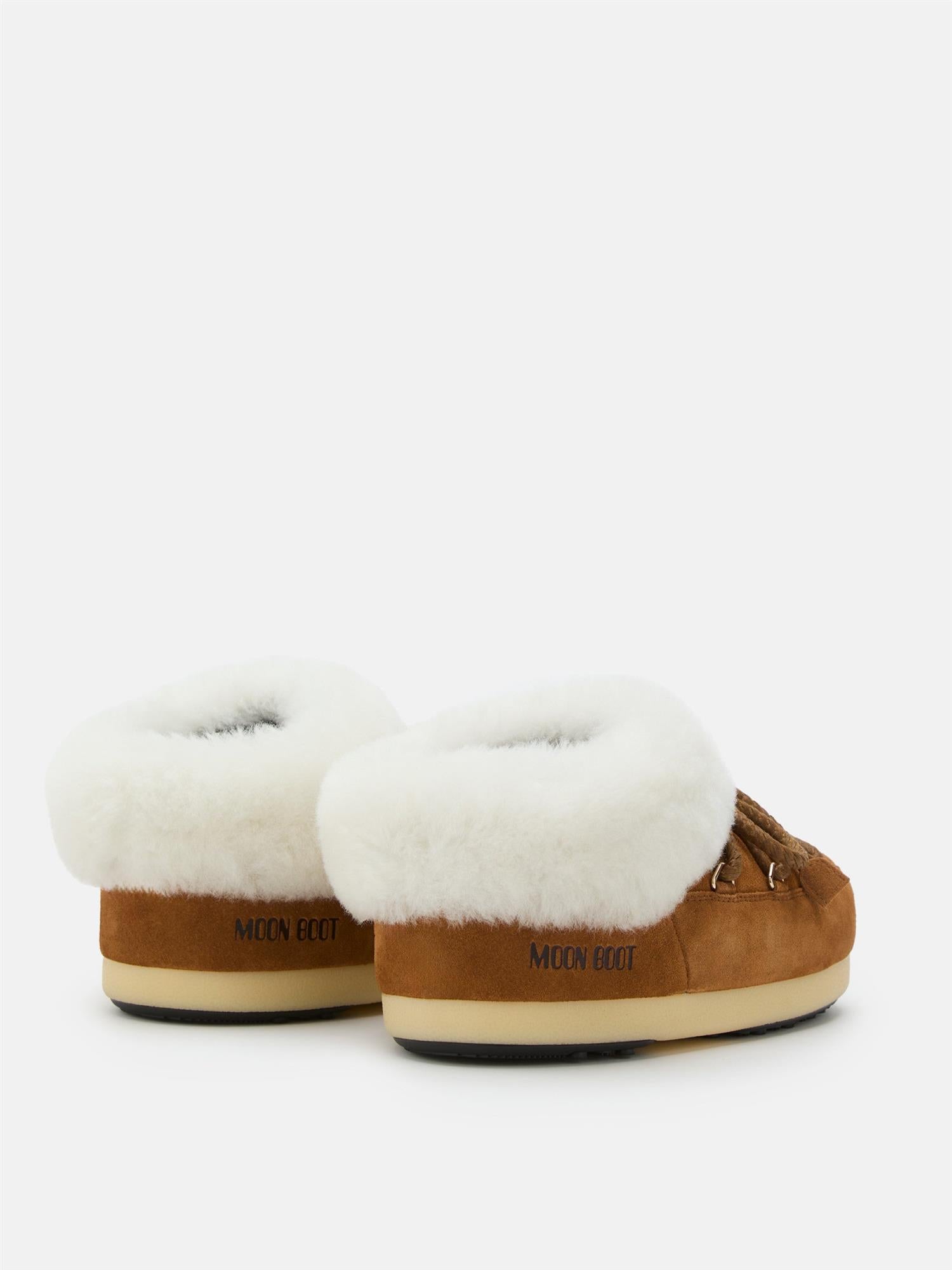 Evx Suede Mules Cognac/Natural