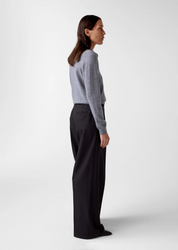 Elida Cashmere Polo M. Grey Mel