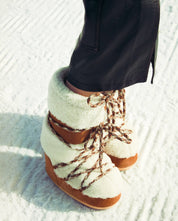 Icon Shearling Boots Whisky/Off White