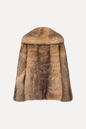 Faux Fur Jacket Nougat