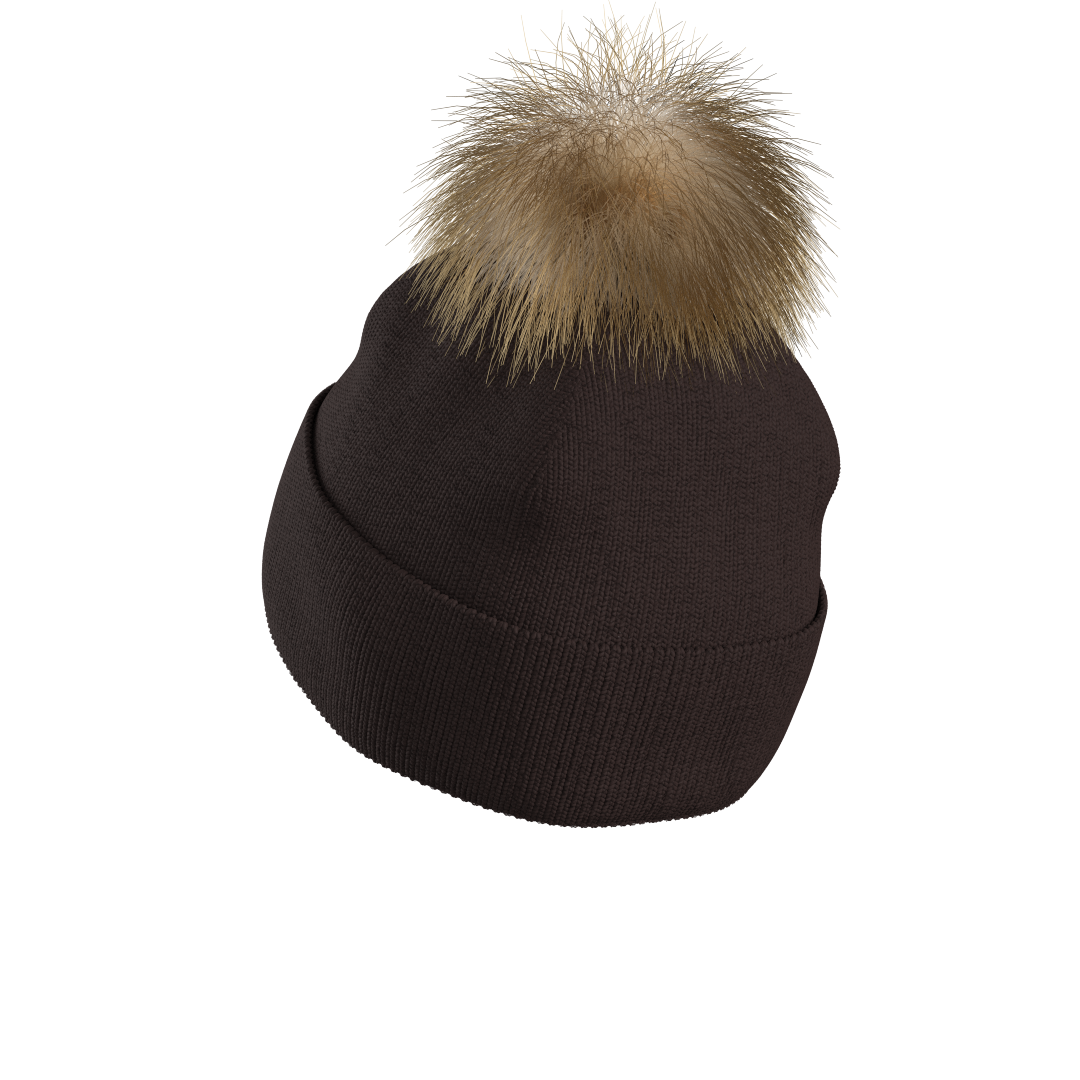 Geilo PomPom Hat Brown