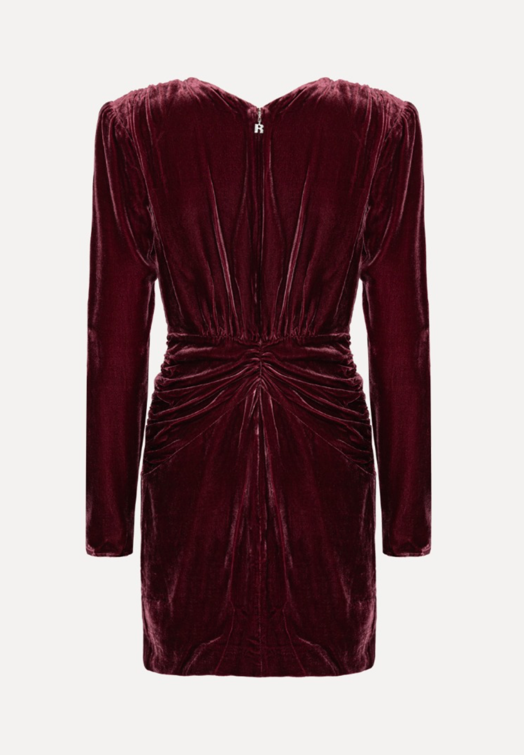 Silk Velvet Mini Dress