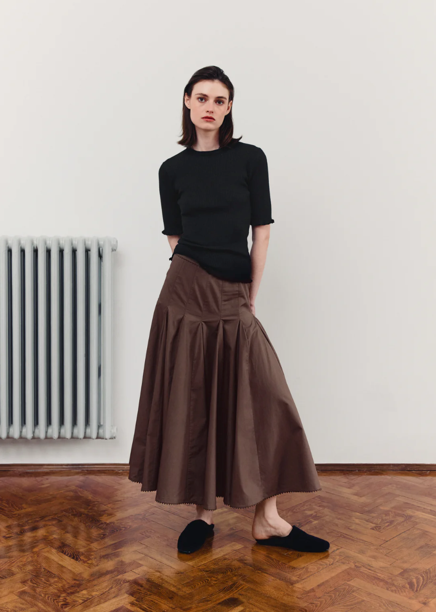 Dasha poplin skirt