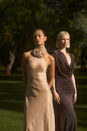 Acacia Dress Golden Beige