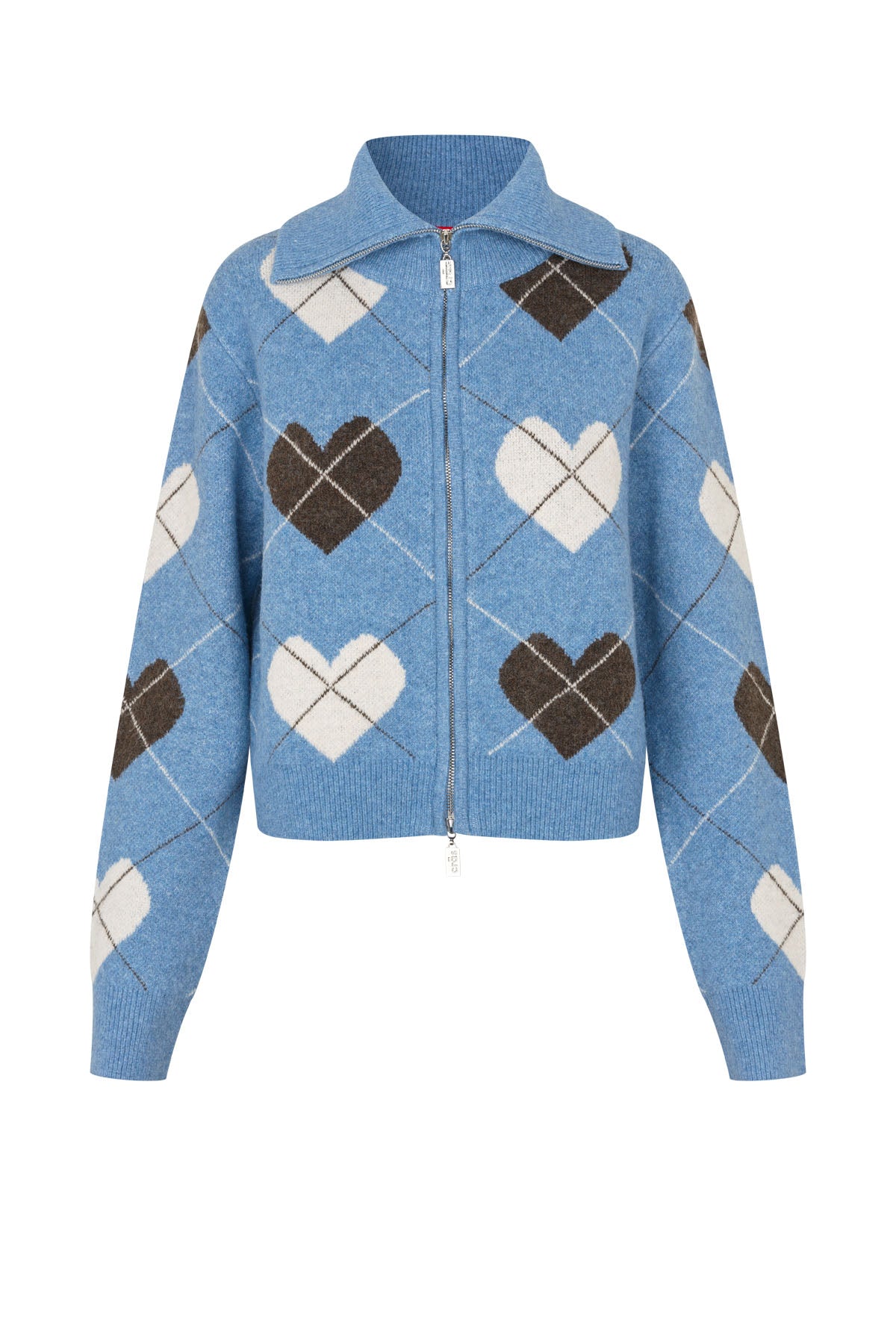 Siricras Cardigan Blue Hearts