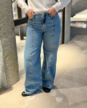 Flare Seam Light Denim
