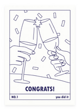 Postcard "Congrats" Drinks