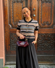 Coraline Knit Mix Black