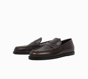 Belle Leather Dk. Brown