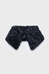 Shearling Collar Black
