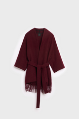 Akila Lambswool Jacket Burgundy