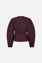 Cocoon Sleeved Jacket Zinfandel
