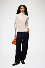 Merino Turtleneck Egret