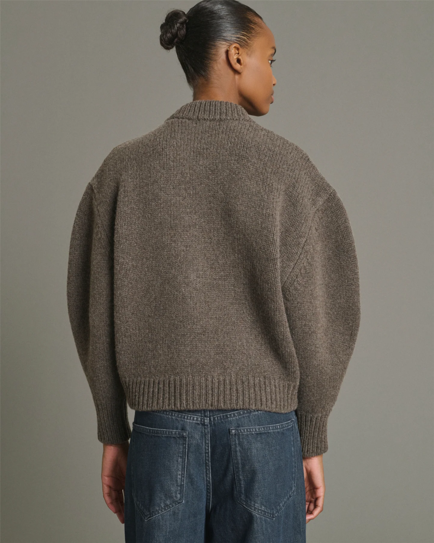 Leonard Cardigan Marron Glace