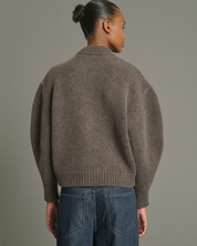 Leonard Cardigan Marron Glace