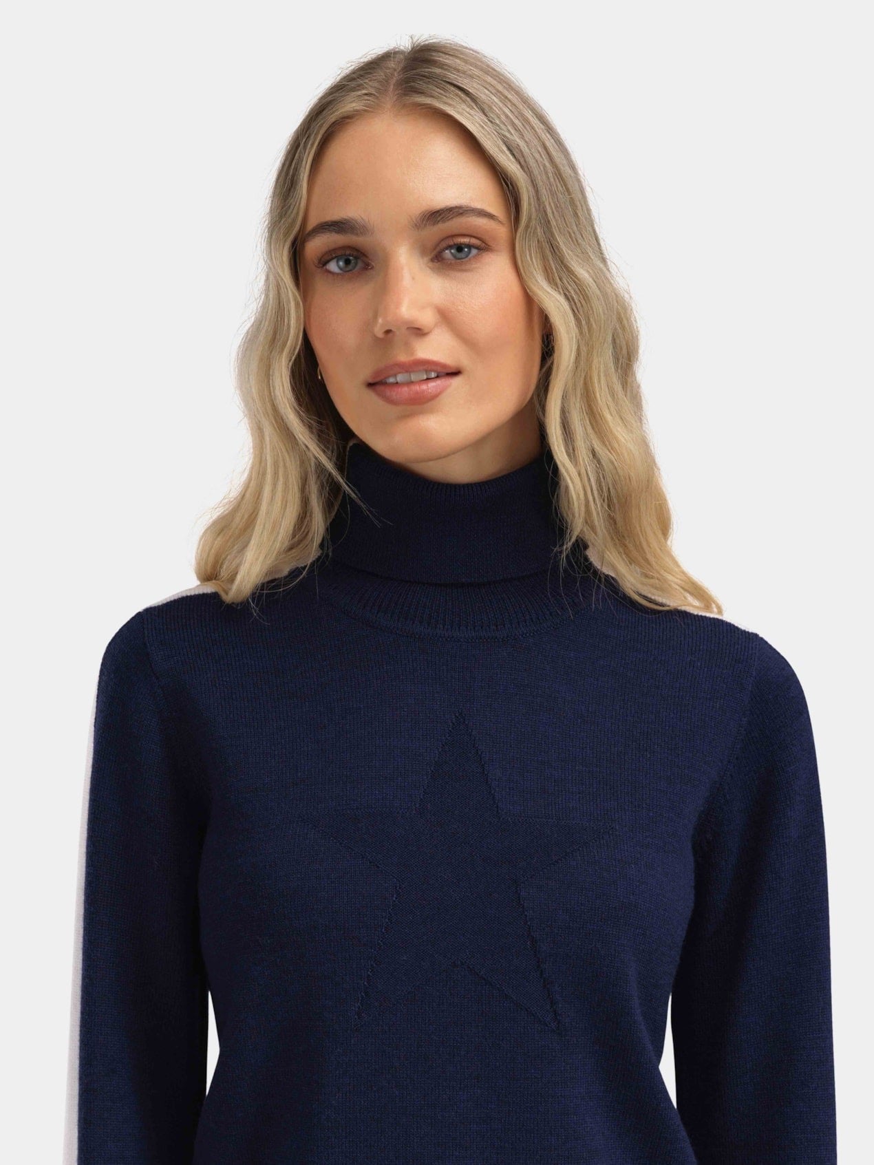 Sentraltind Knitted Sweater Blue ink