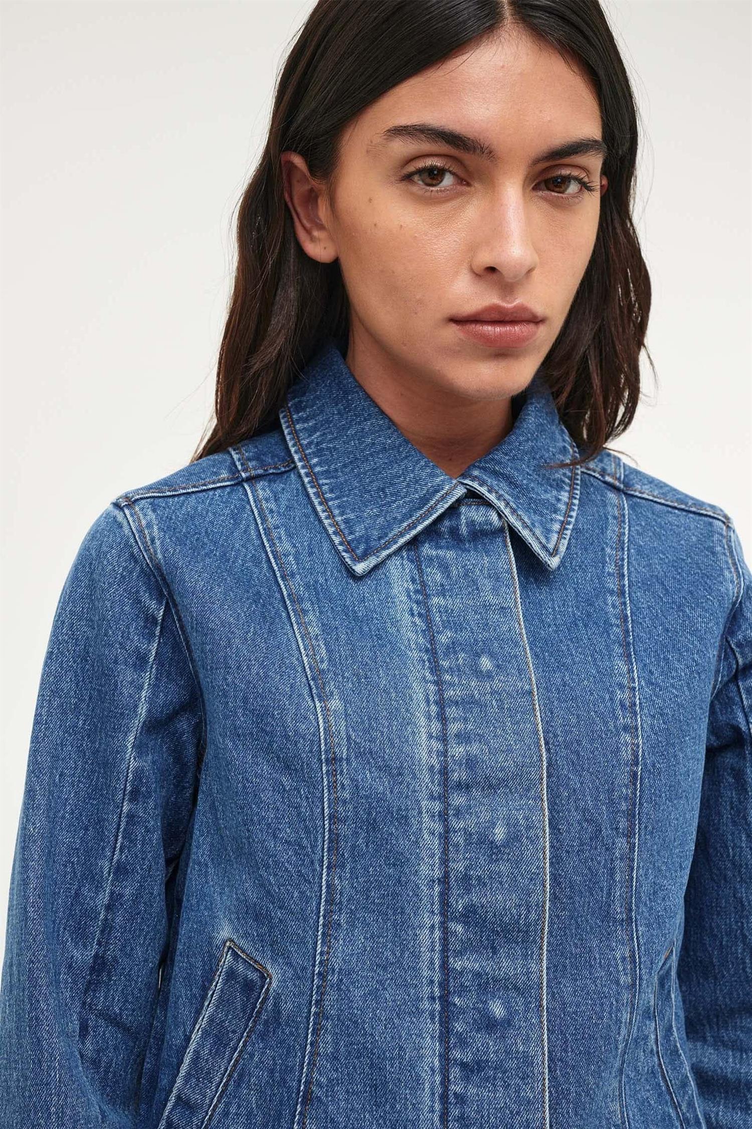 Denim Jacket Vivid Indigo