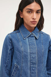 Denim Jacket Vivid Indigo