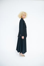 Aishacras Blazer Dark Grey Check