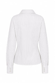 Esmecras Shirt White Stripe Sparkle