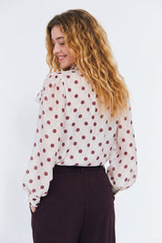 Ethelcras Shirt Grape Dot