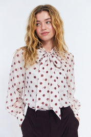 Ethelcras Shirt Grape Dot
