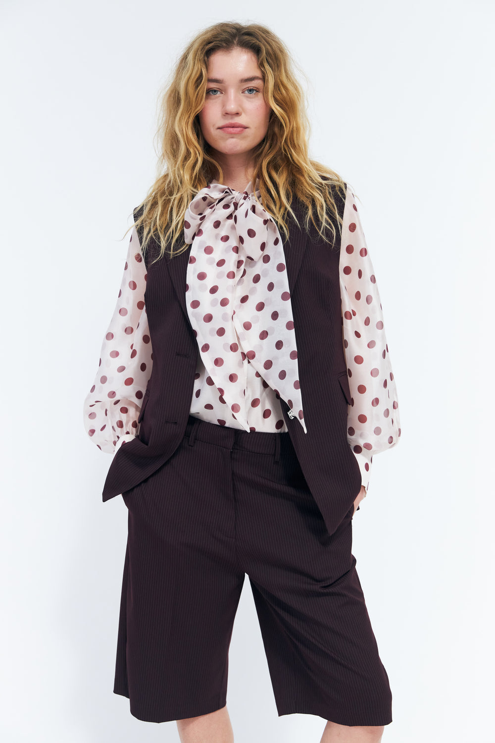 Ethelcras Shirt Grape Dot