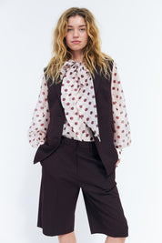 Ethelcras Shirt Grape Dot