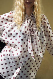 Ethelcras Shirt Grape Dot
