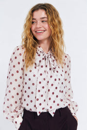 Ethelcras Shirt Grape Dot