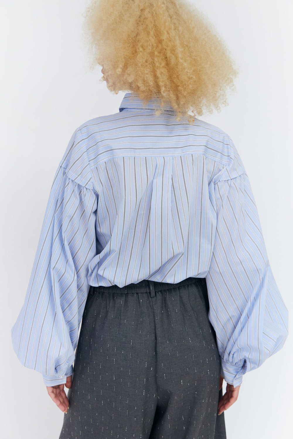 Finacras Shirt Blue Stripe