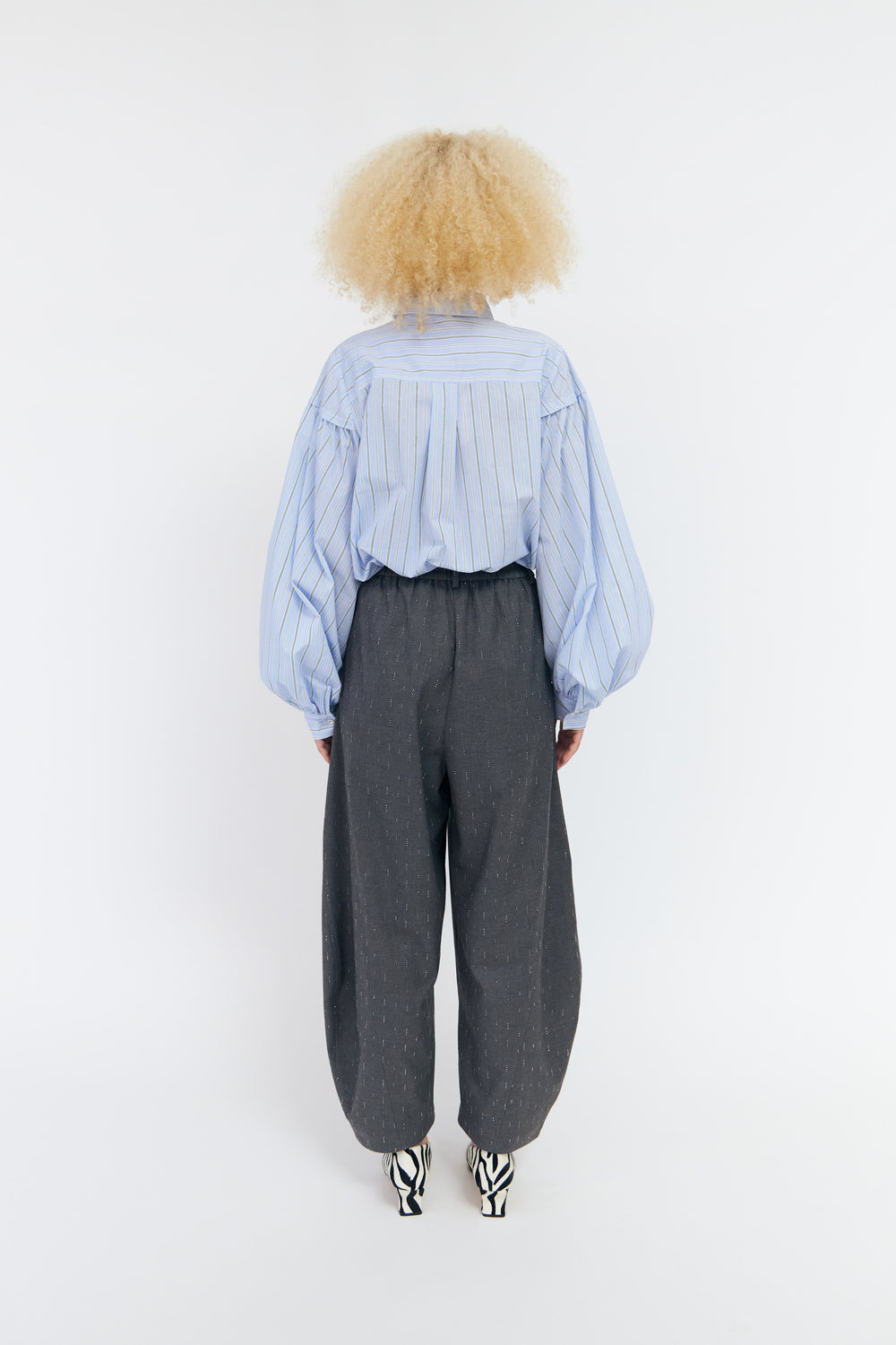 Finacras Shirt Blue Stripe